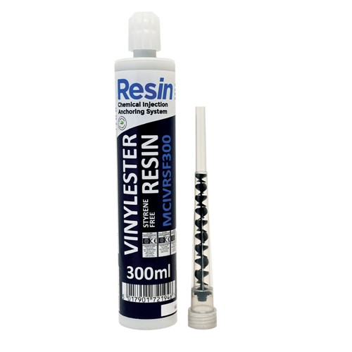 CHEM INJECTION VINYLESTER RESIN ANCHOR STYRENE FREE 300ml